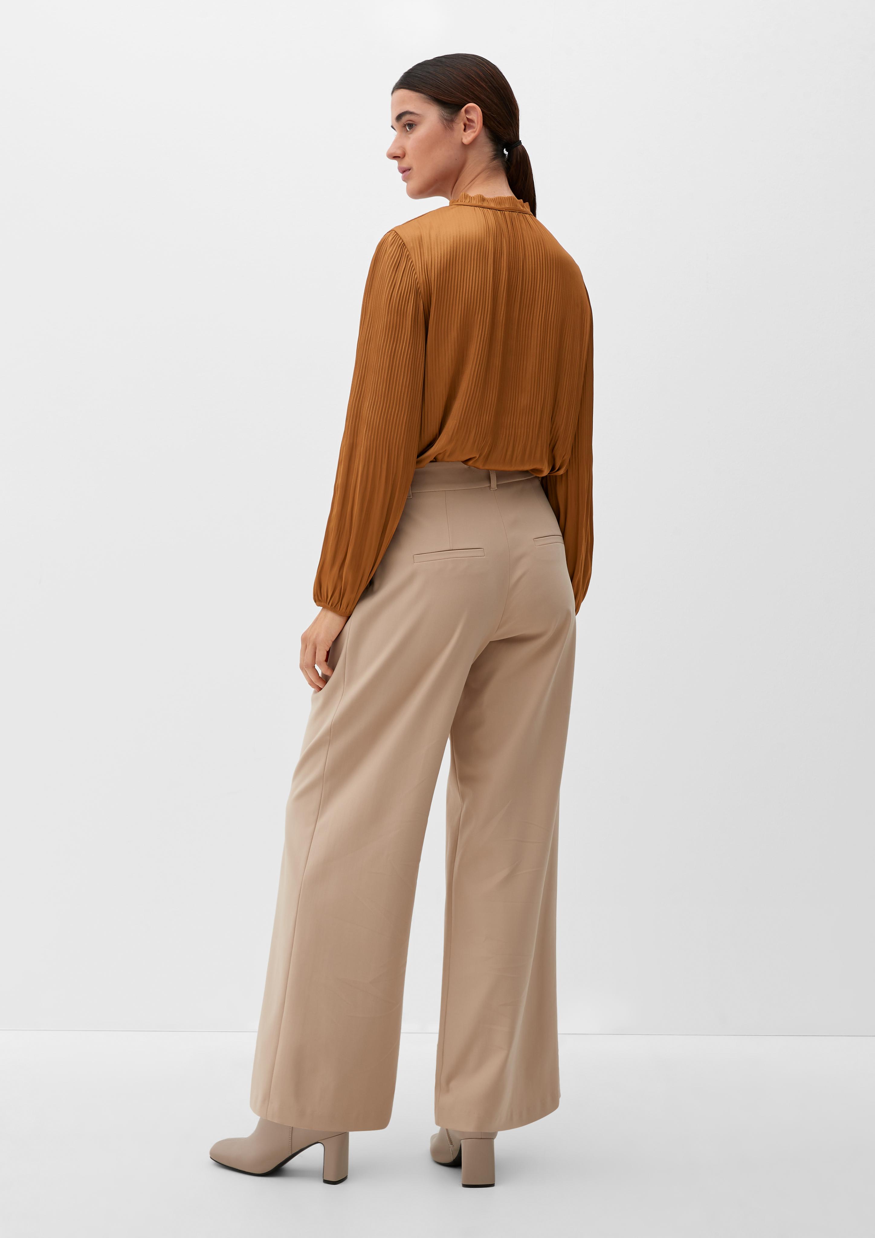 Bluse mit Plisséefalten  2122171-8740