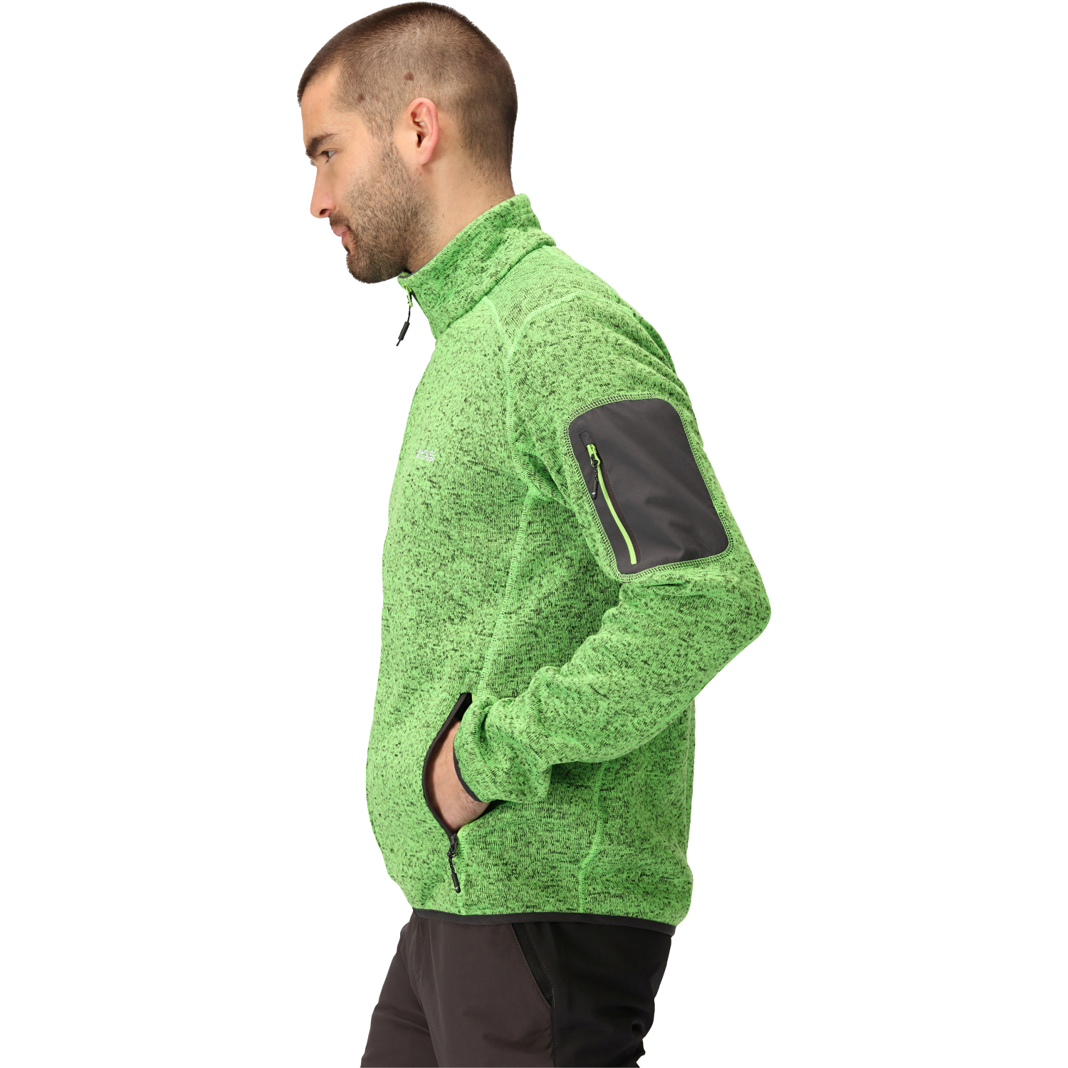 Regatta Herren Fleecejacke Newhill (hellgrün)