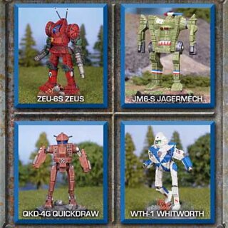 Classic Battletech: Support Lance (4) *Mängelexemplar*