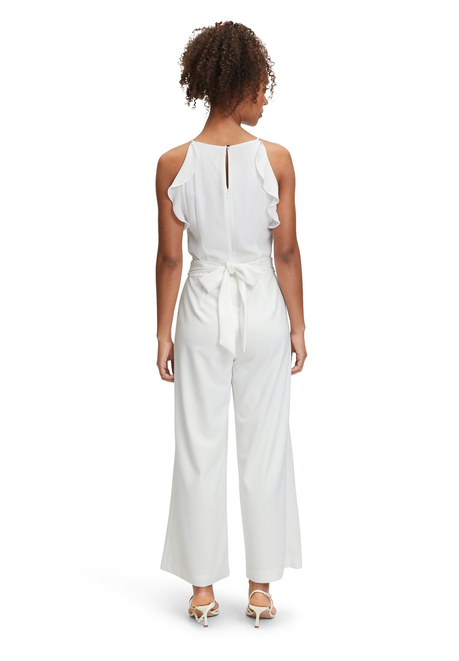 Vera Mont Jumpsuit mit Volant (1-tlg) Bindeband