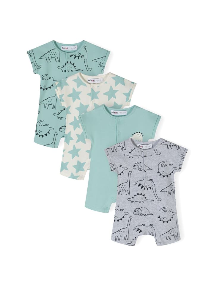Minoti 4er. Set: Strampler 24babypack4 in mint günstig kaufen