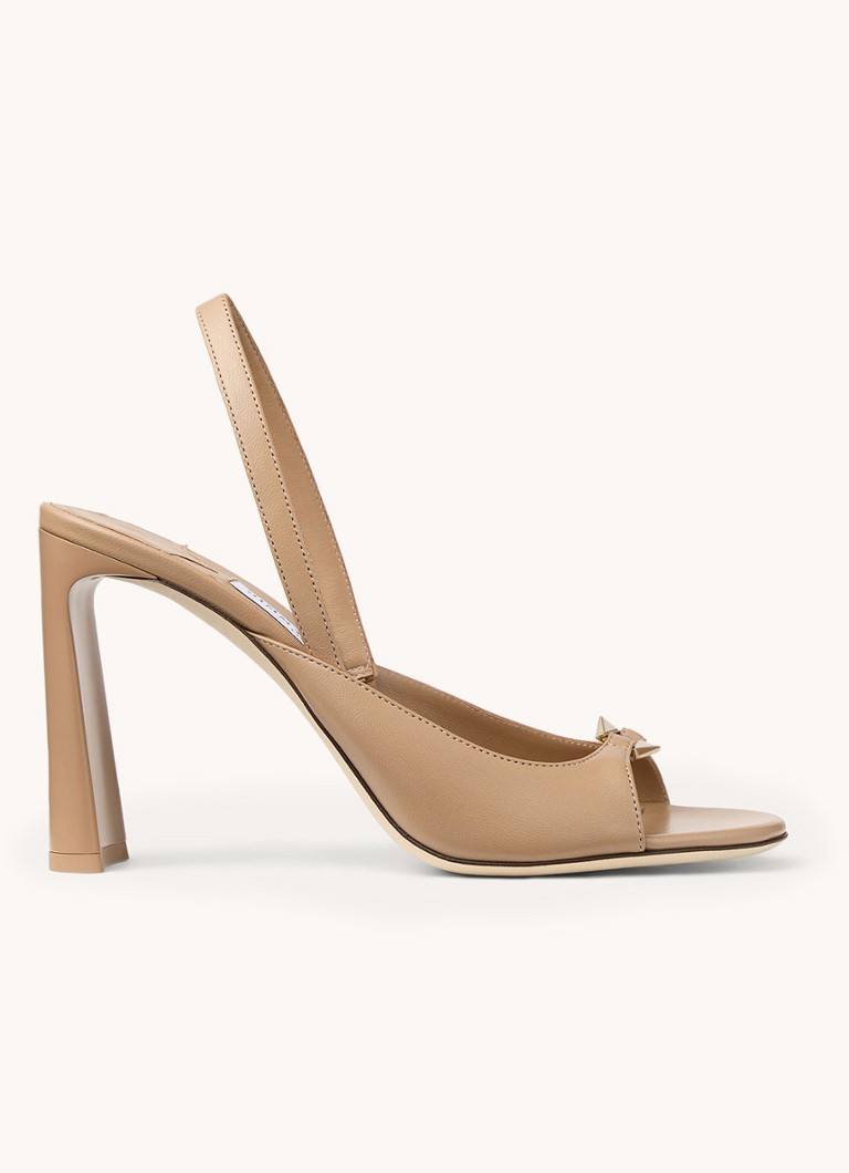 Jimmy Choo Lev 95 Slingback-Pumps aus Lammleder