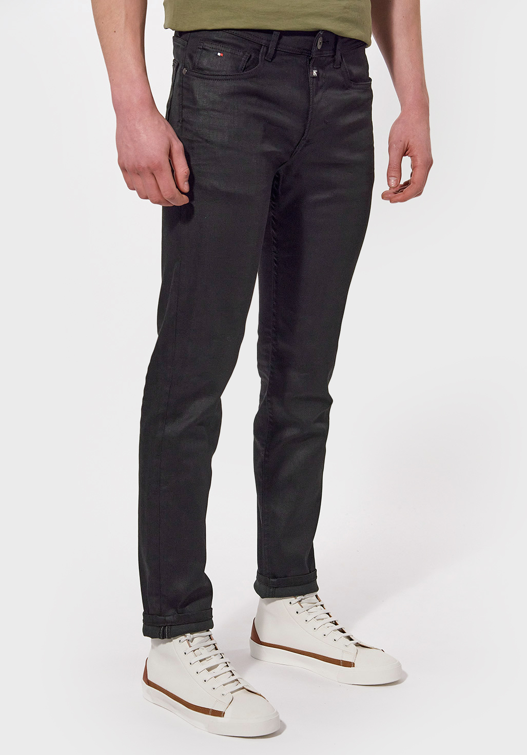 DARKK  Jean slim noir Homme