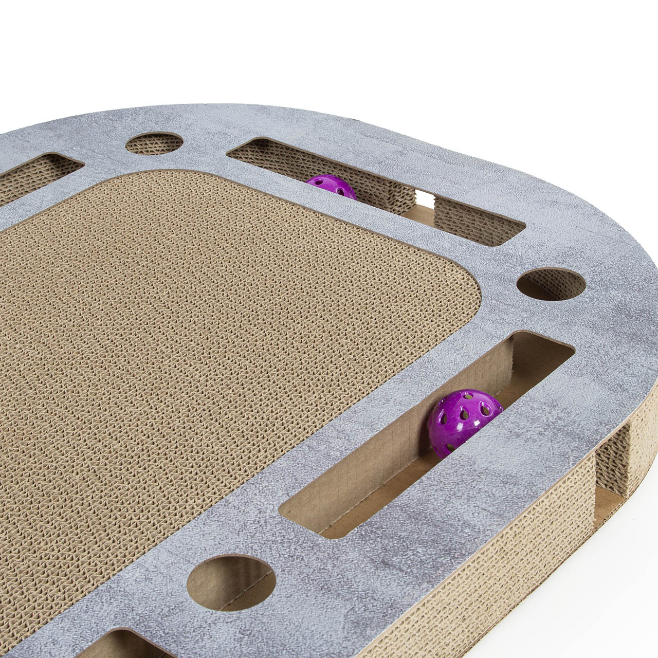 Canadian Cat Company Intelligenzspielzeug Canadian Cat Company Katzenspielplatz PlayPlate dunkelgrau