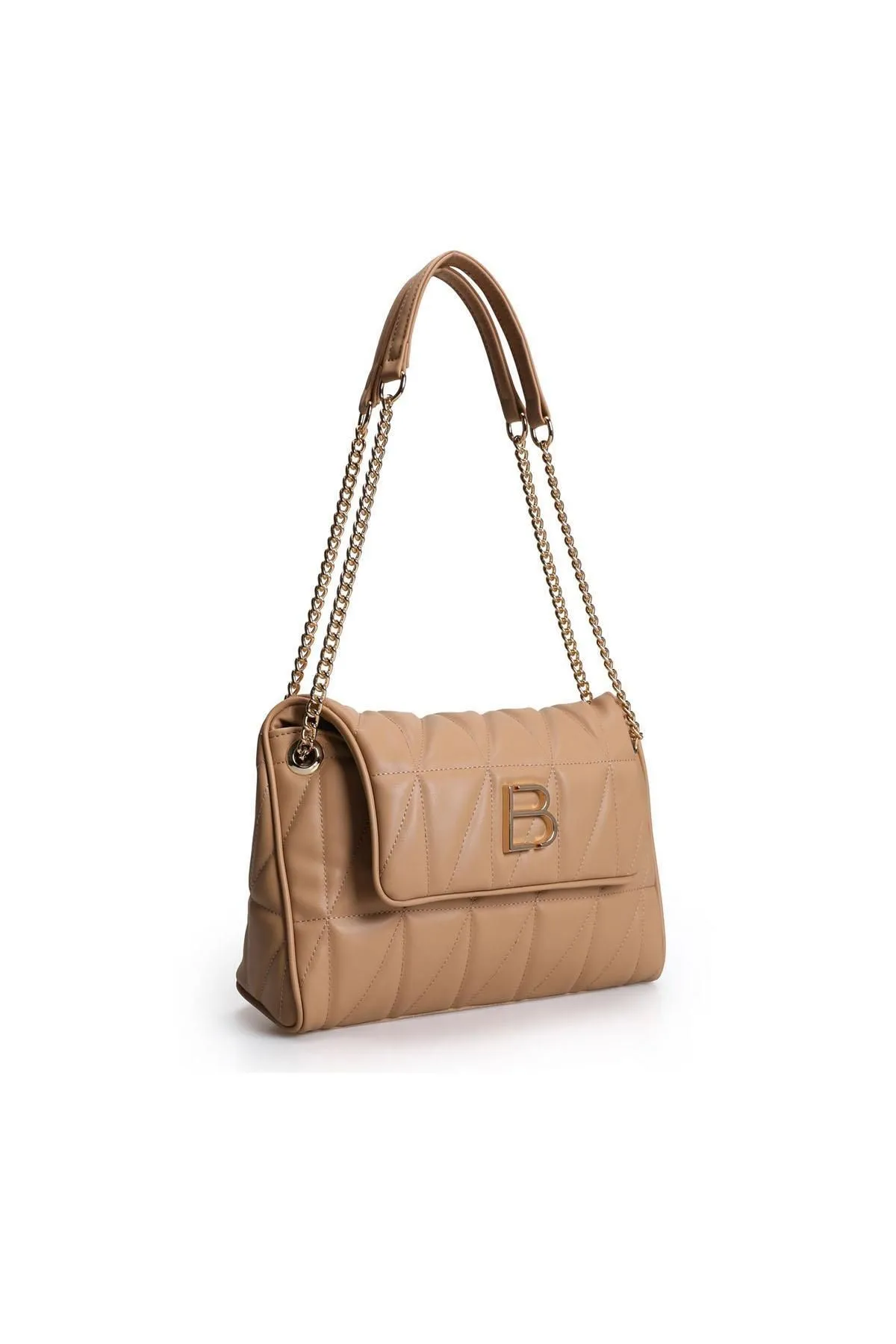 Lucky Bees  Gemusterte Hand- und Schultertasche für Damen mit Kettenriemen