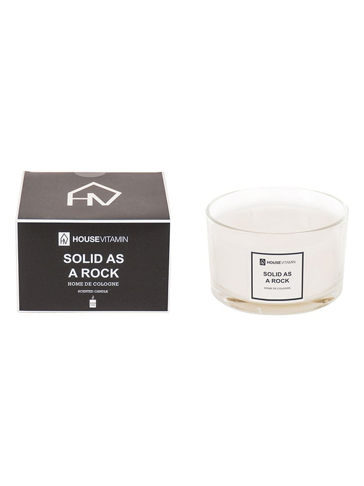HouseVitamin Duftkerze ''Solid as a rock'' in Weiß - 500 g günstig kaufen onesize