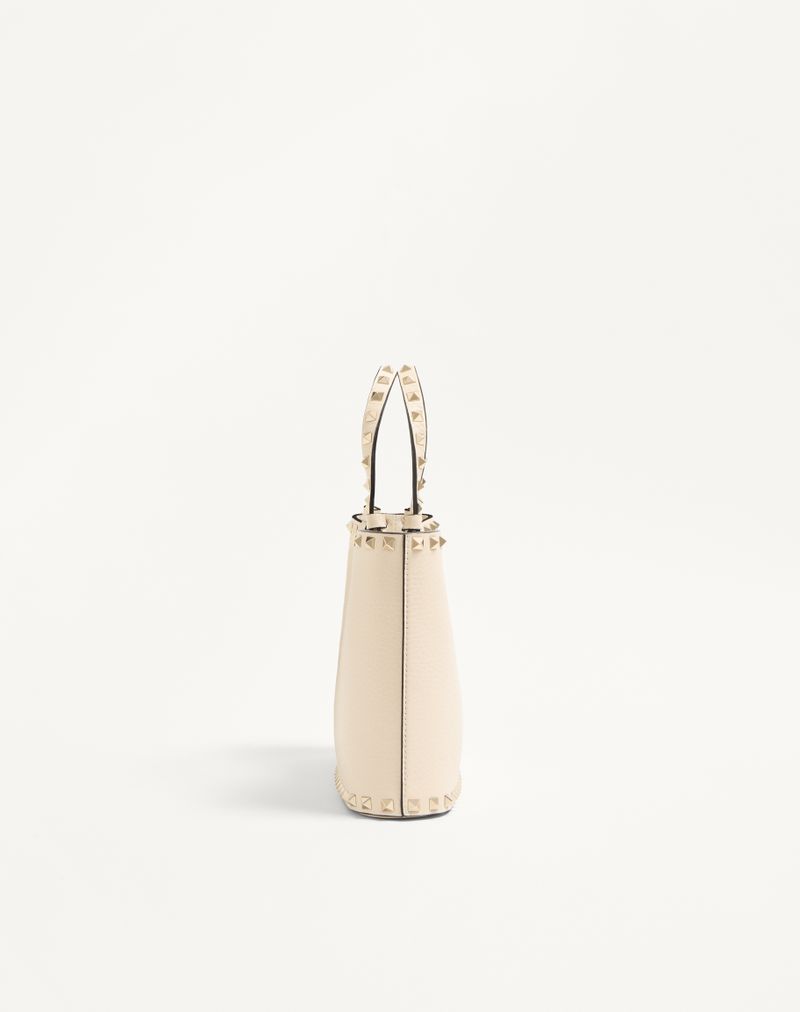 Bolsa pequena Valentino Garavani Rockstud em couro de bezerro granulado