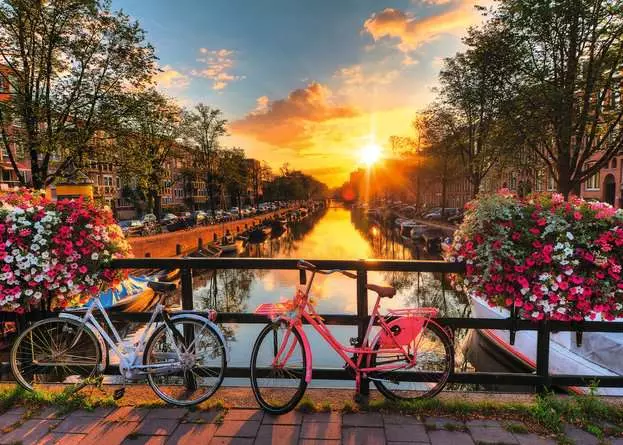 Puzzle 1000 Teile - Fahrräder in Amsterdam