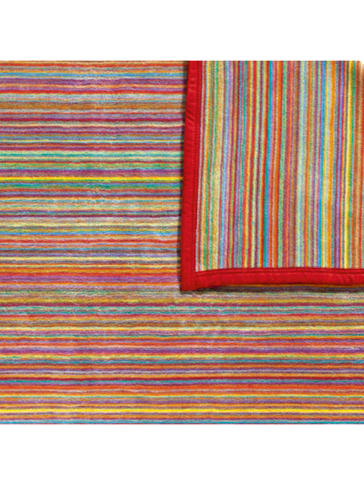 Erwin Müller Baumwollmischung Wohndecke Pescara in rot günstig kaufen 150 x 200 cm