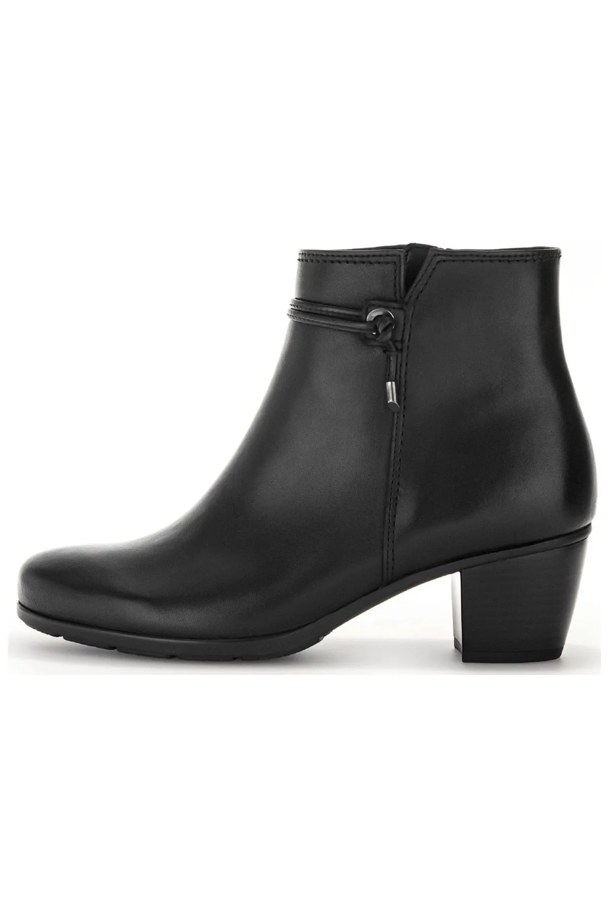 GABOR  Stiefelette - Schwarz - Flacher Absatz