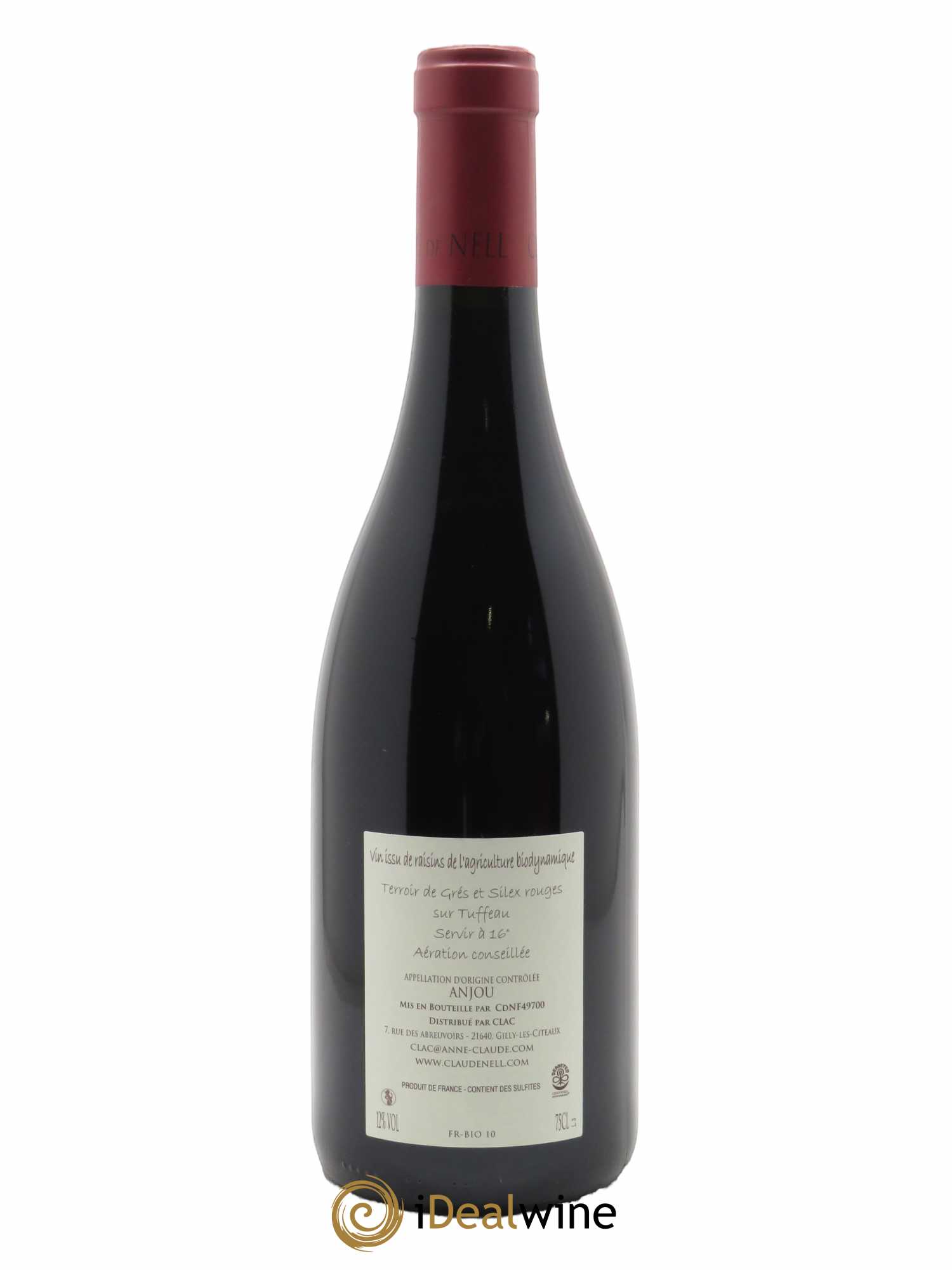 Anjou Cuvée Violette Clau de Nell  2013 - Lot de 1 Bouteille