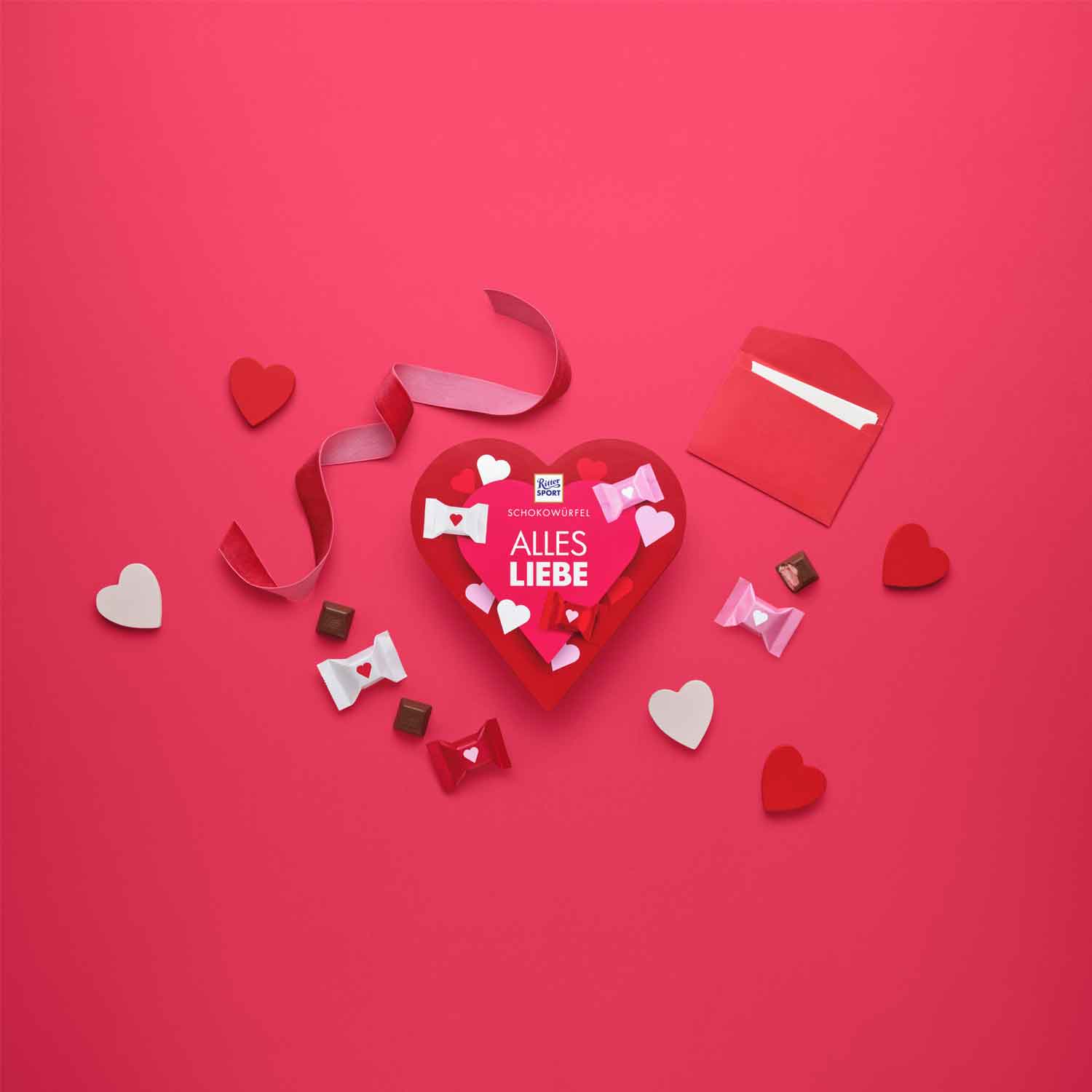Ritter Sport Schokowürfel Herz 119g