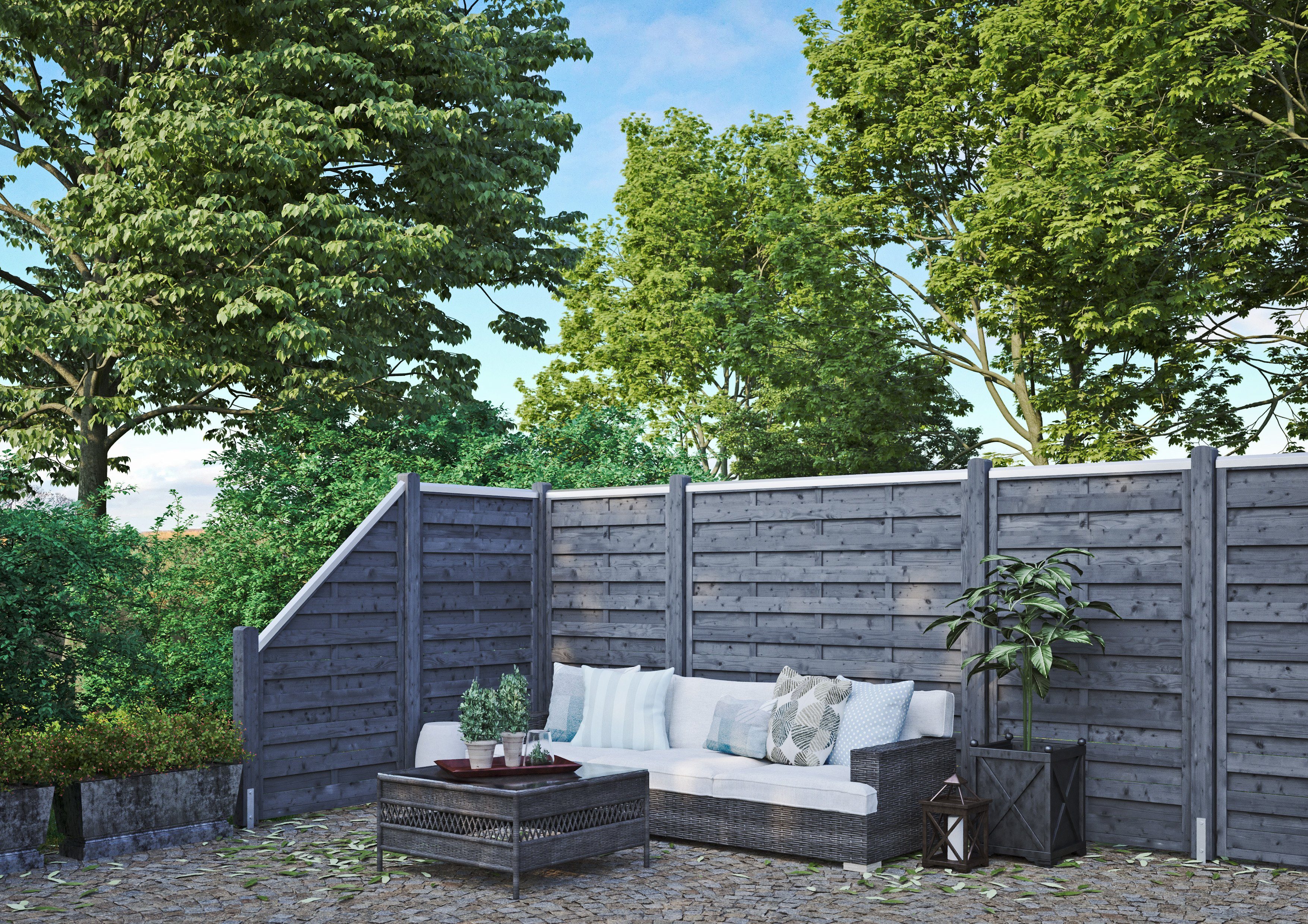 Tetzner & Jentzsch Gartenzaun MOONLINE-Serie