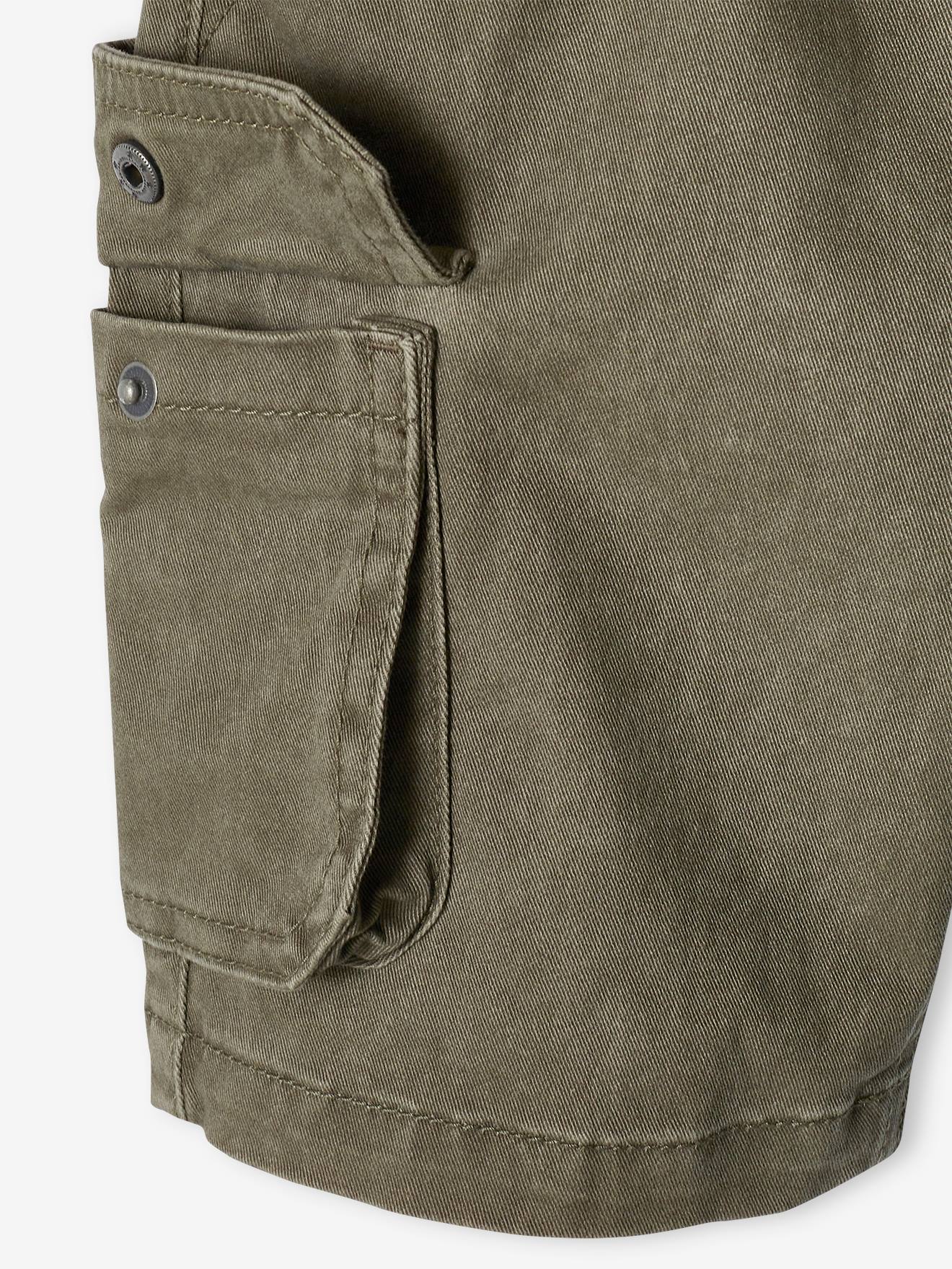 Short battle garçon facile à enfiler beige