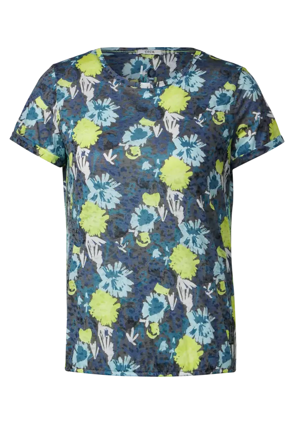 CECIL T-Shirt mit Alloverprint
