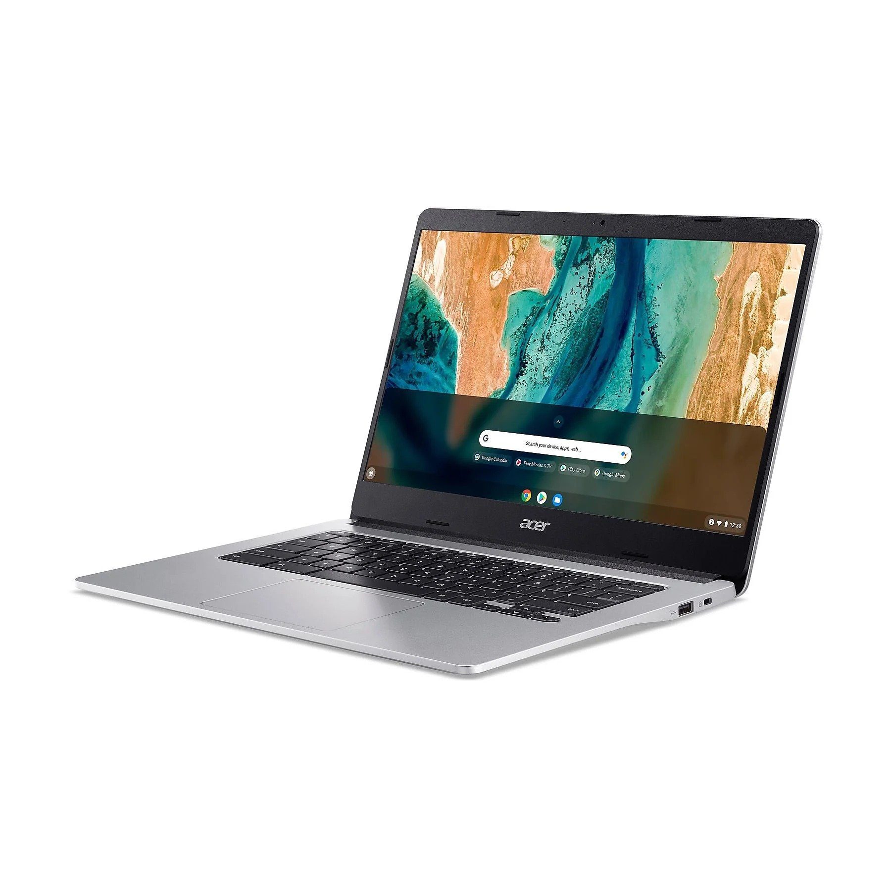 Acer 314 (CB314-2H-K7E8) 4 GB RAM, 128 GB eMMC Chromebook (35,56 cm/14 Zoll, MediaTek Kompanio MT8183, Mali-G72, Webcam, Octa-Core CPU, Google ChromeOS)