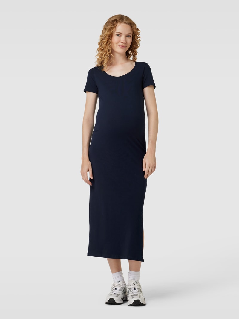 Umstands-Kleid aus Bio-Baumwoll-Mix Modell 'MIA' in marineblau