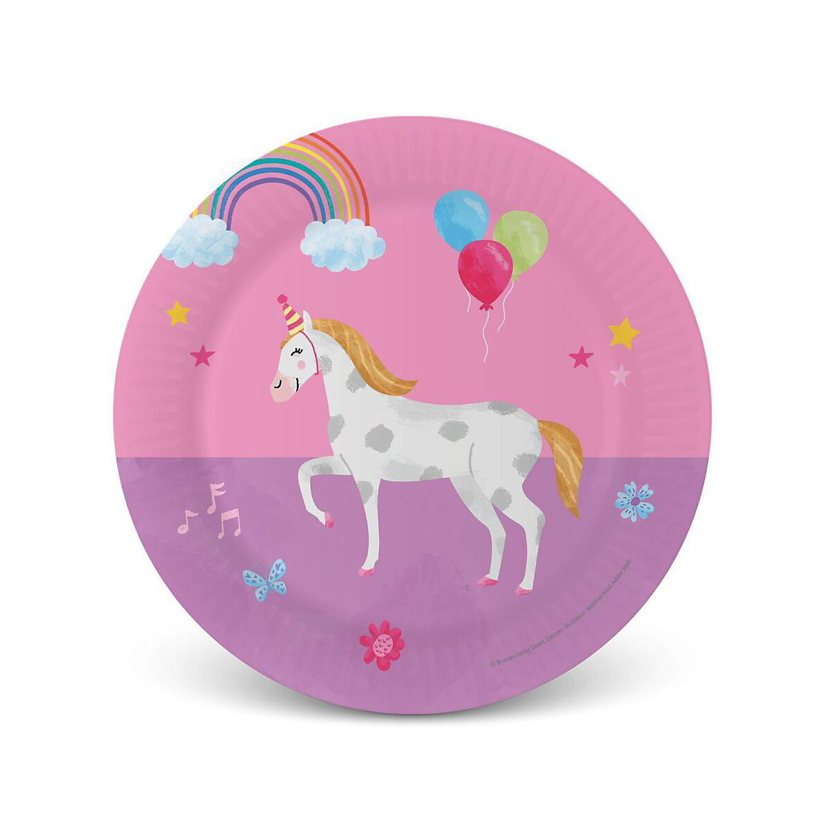 Pappteller-Set Prinzessin