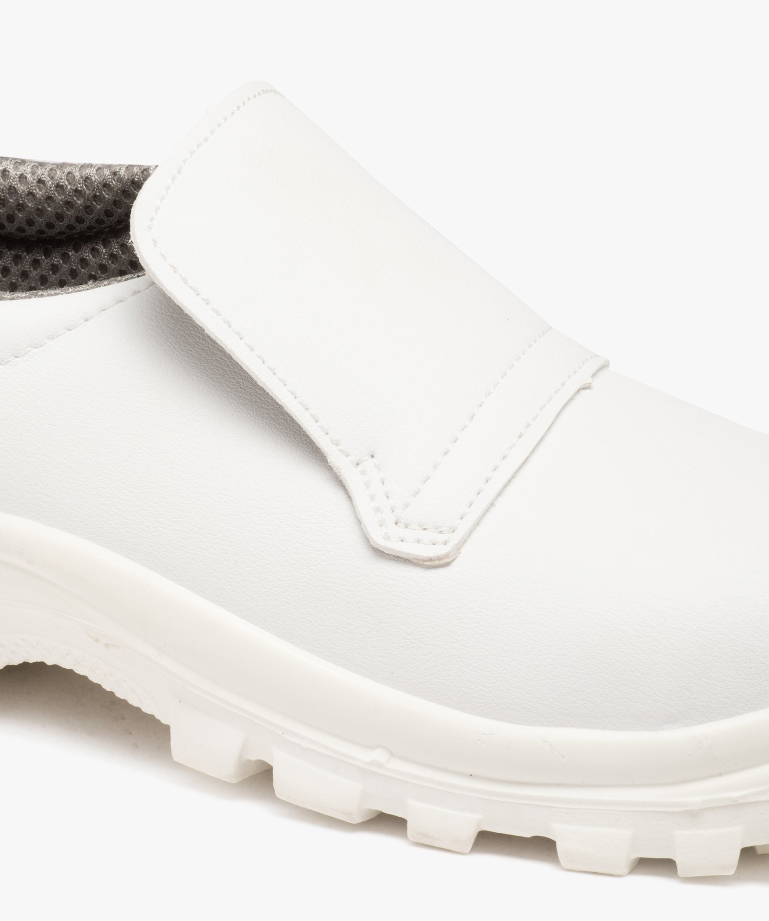 Chaussures de sécurité homme unies à enfiler avec col él... blanc | GEMO