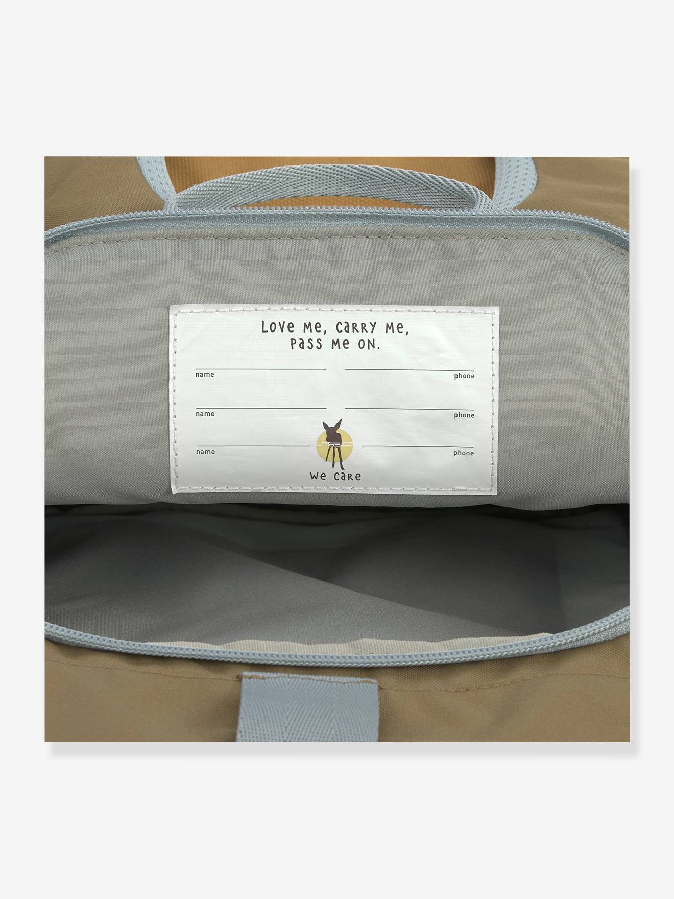 Lässig Kinder Rolltop-Rucksack NATURE LÄSSIG - grün