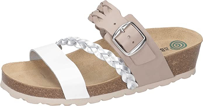 DR. BRINKMANN Komfort Sandalen weiss Pantolette