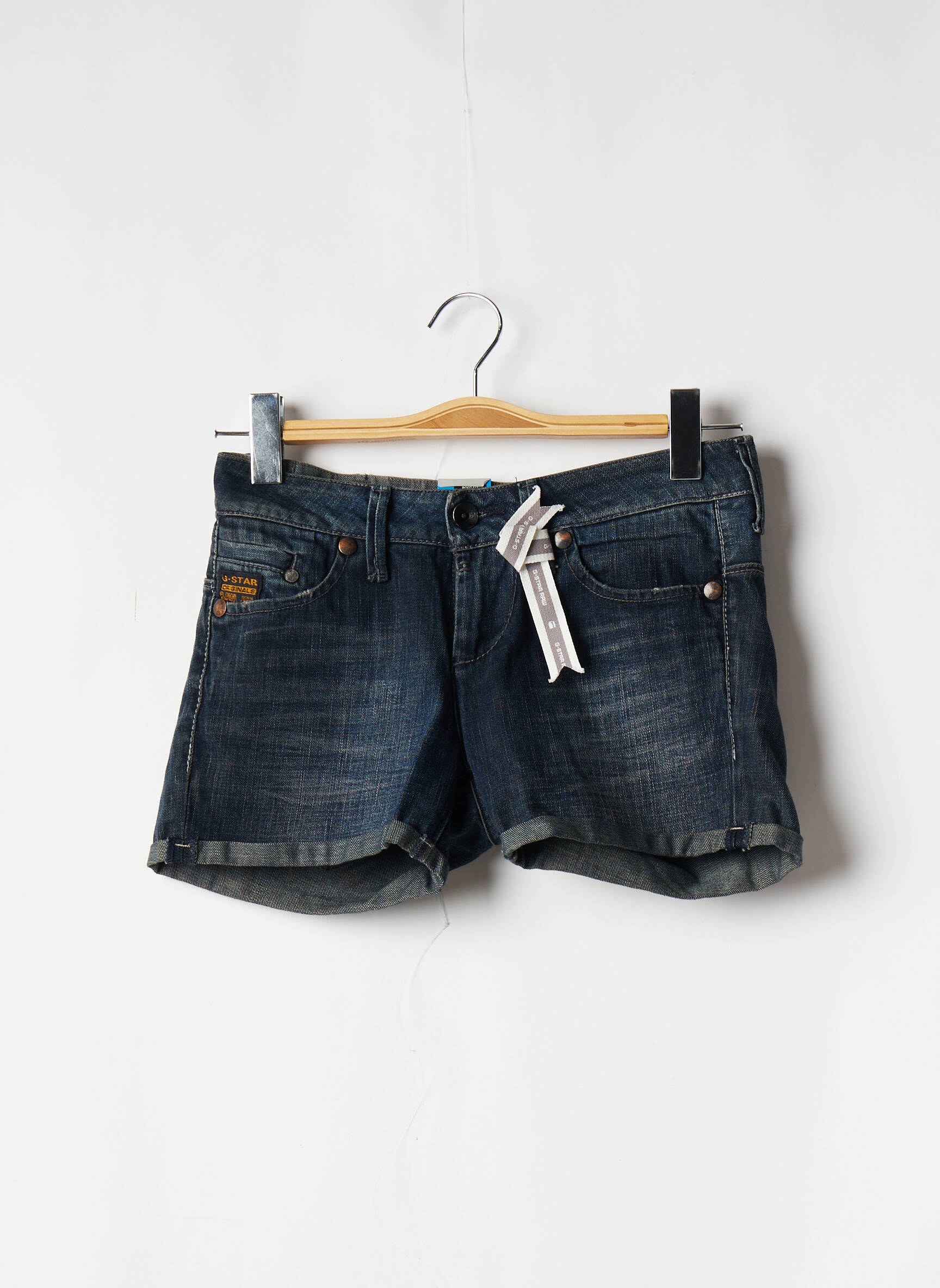 G Star Shorts 1 Femme couleur bleu