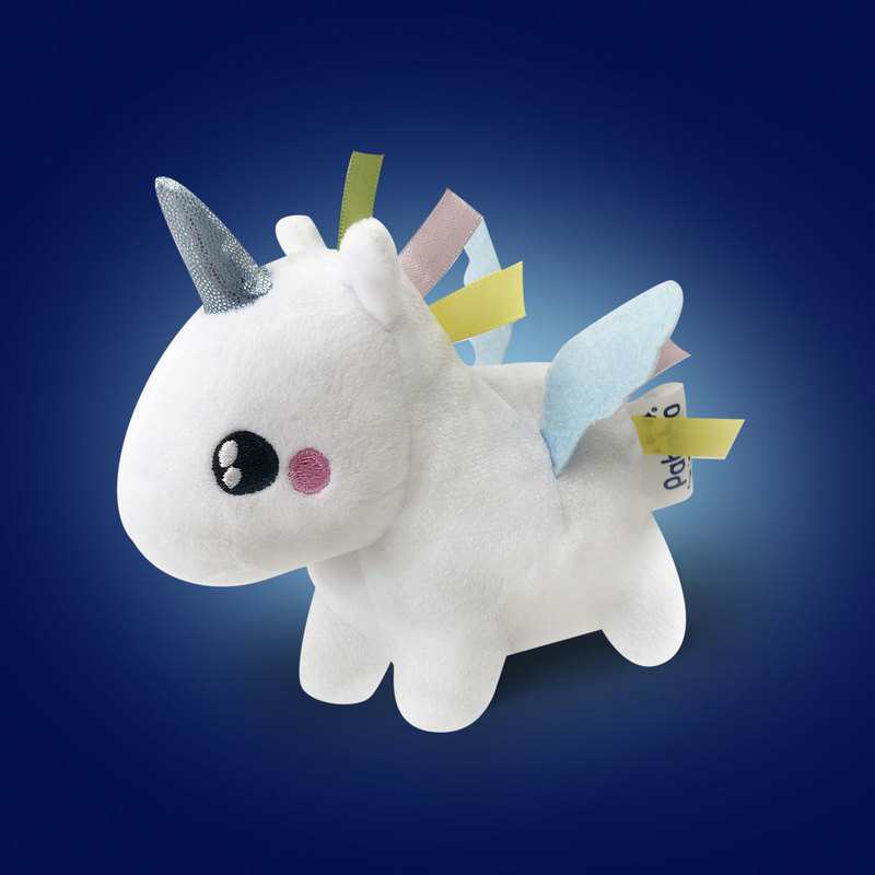 Petite veilleuse peluche Shakies licorne Pabobo