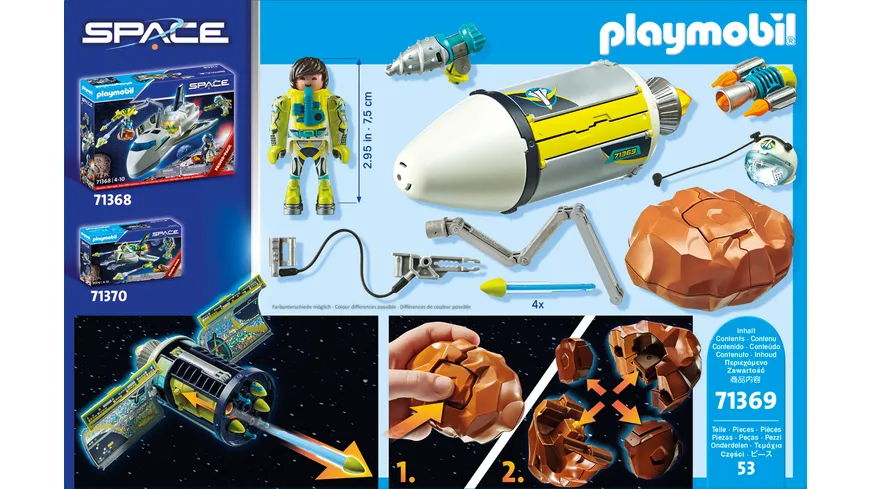 PLAYMOBIL 71369 - Space - Meteoroiden-Zerstörer