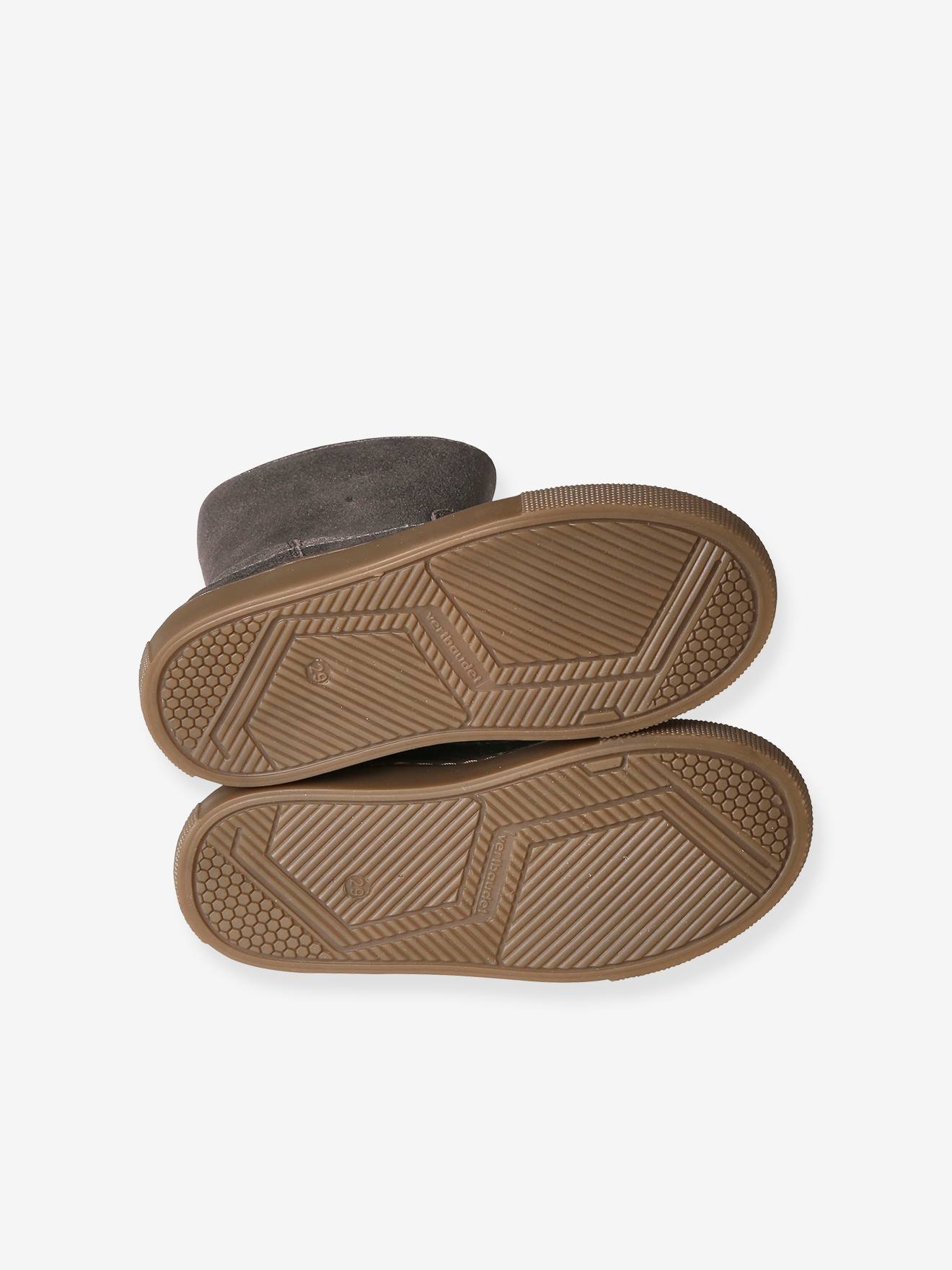 Bottes en cuir fille collection maternelle bronze