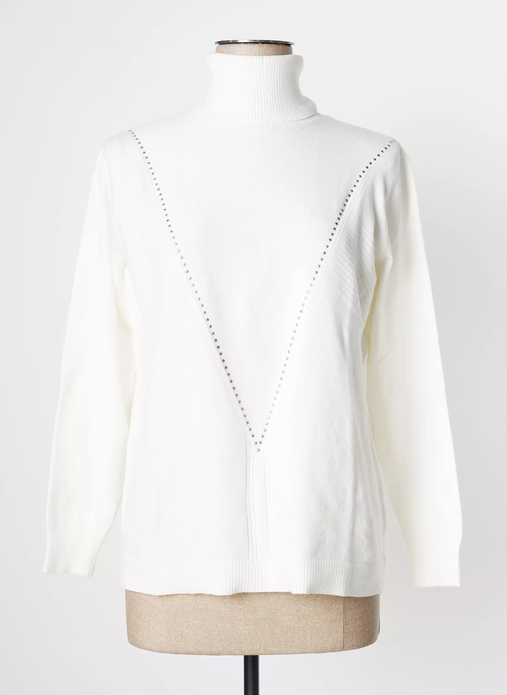 Scorzzo Cols Roules Femme couleur blanc