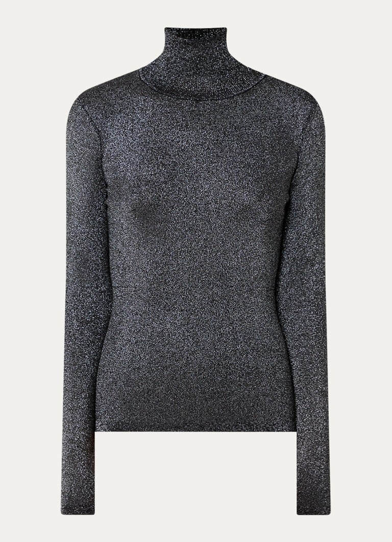 NIKKIE Jolie turtleneck top with lurex