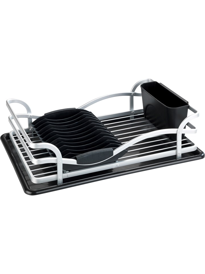 Wenko Abtropfgestell in Schwarz/ Weiß - (B)46,5 x (H)13 x (T)31,5 cm günstig kaufen onesize
