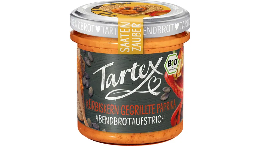 Tartex Bio Saaten Zauber Kürbiskern Gegrillte Paprika 135 g