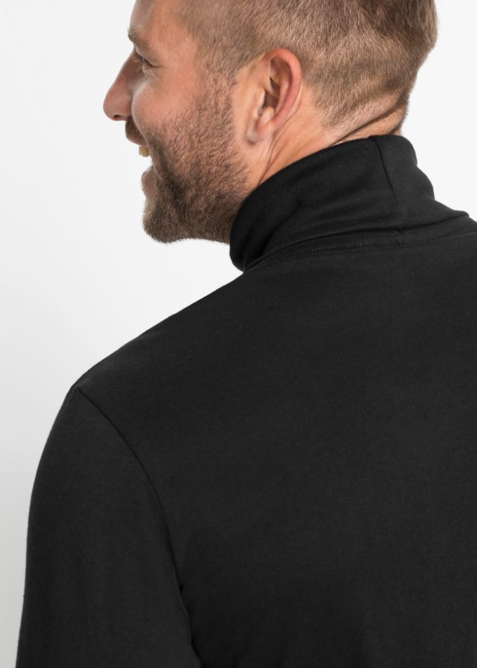 Langarmshirt mit Rollkragen