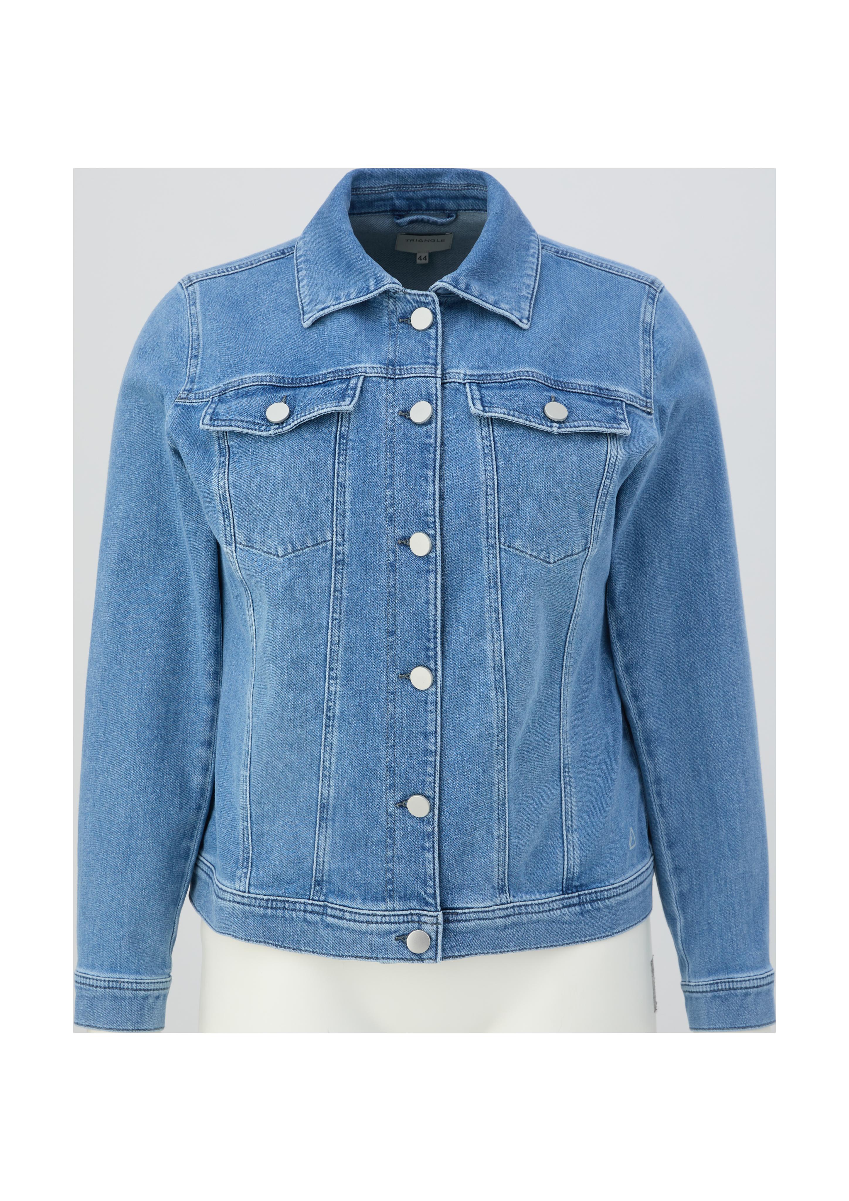 Jeansjacke mit Waschung  2129010-57Z4