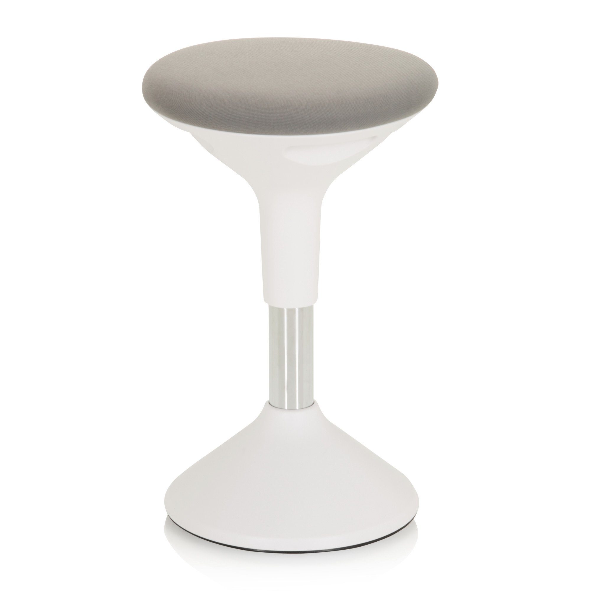hjh OFFICE Stehhilfe Stehhilfe BALANCE SIT II W Stoff ohne Armlehnen, Hocker, Bürohocker