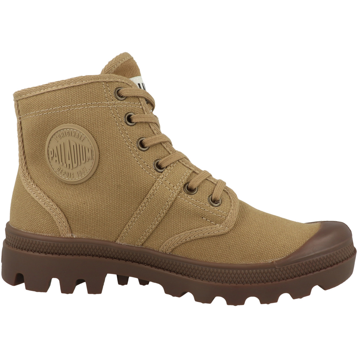 Palladium Pallabrousse Schnürboots hellbraun