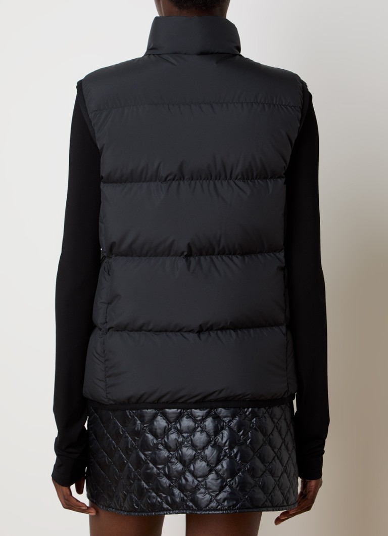 Giacca imbottita Moncler Badia con imbottitura in piuma e logo