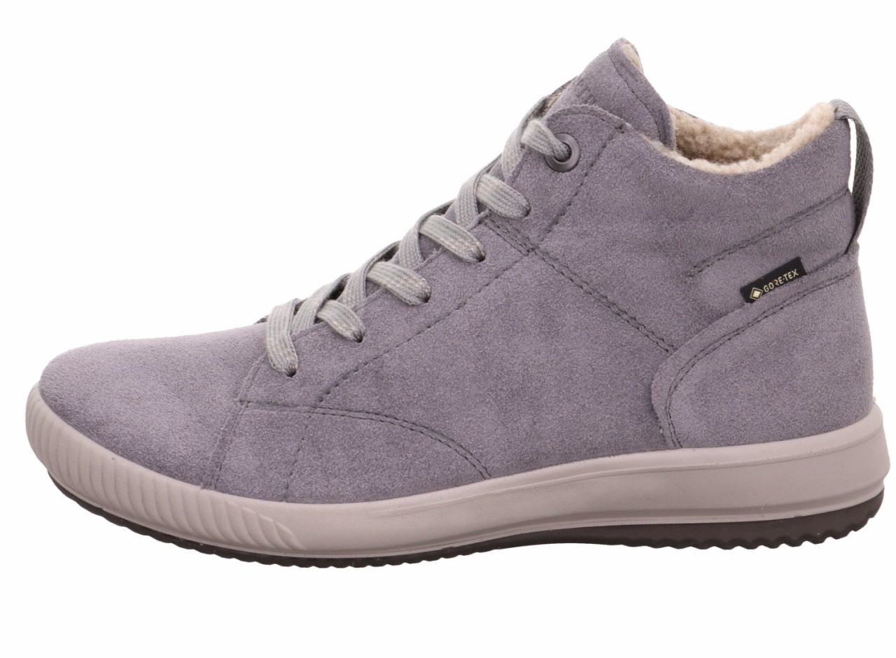 SUPERFIT Komfort Schnürer grau Stiefelette Leder - TANARO 5.0