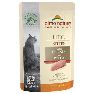Sparpaket Almo Nature HFC Kitten 12 x 55 g
