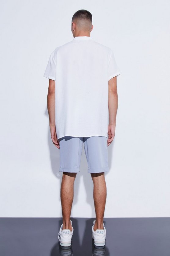 Lockere Anzug-Shorts