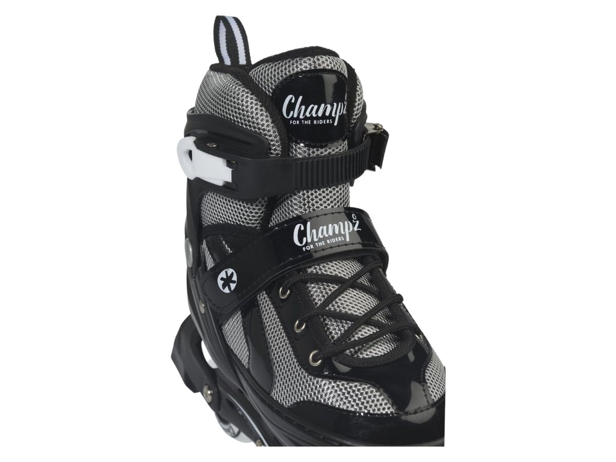 Champz Weiß ABEC7 Semi-Softboot verstelbare inline skates