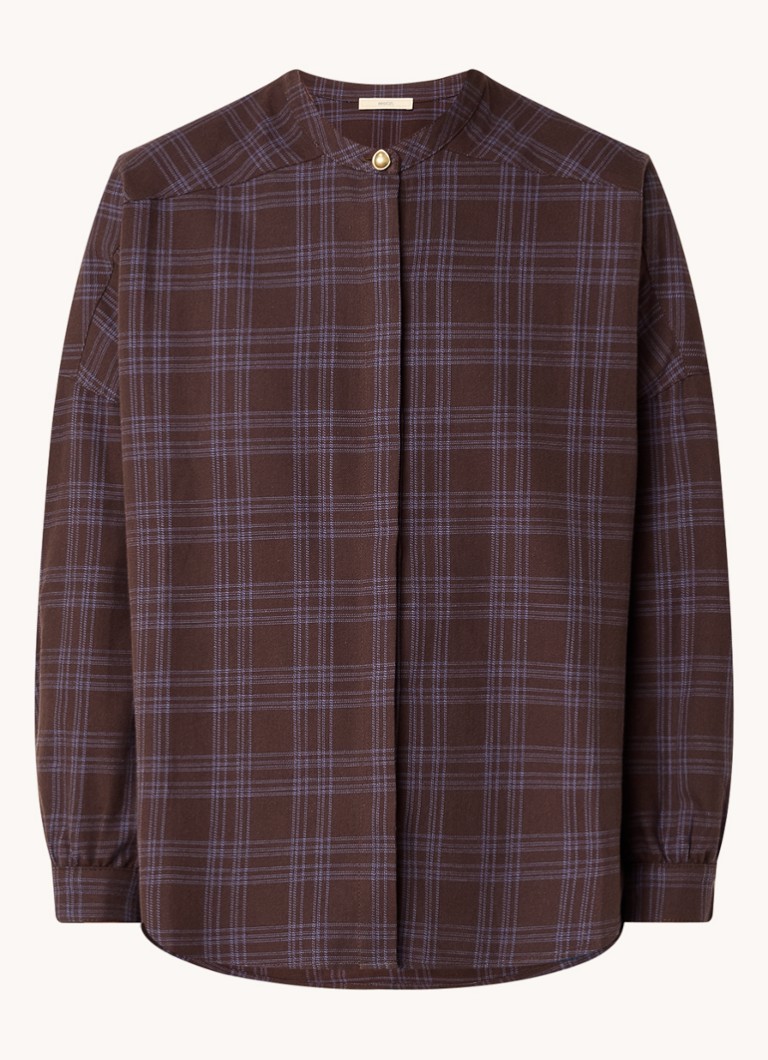 Sessùn Colombella blouse with checked design