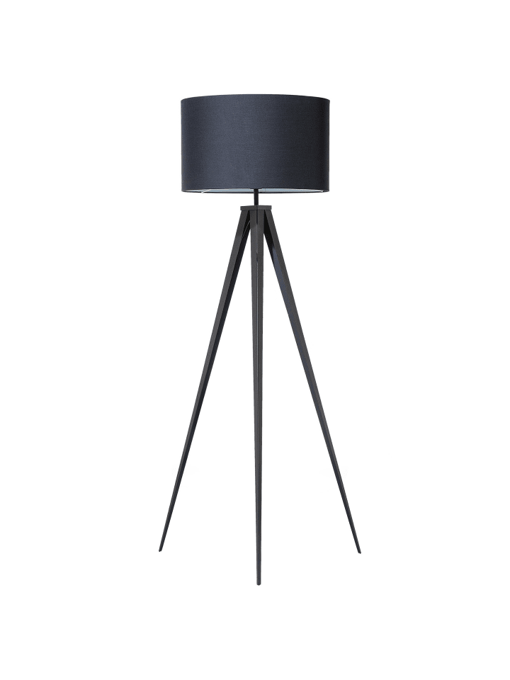 Beliani Stehleuchten STILETTO in Schwarz - (W) 50 x (H) 156 x (L) 50 cm günstig kaufen onesize