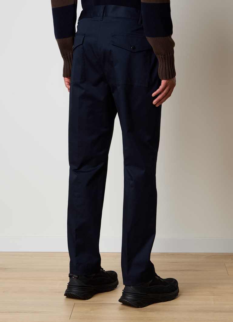 Pantaloni Moncler a gamba dritta con tasche laterali