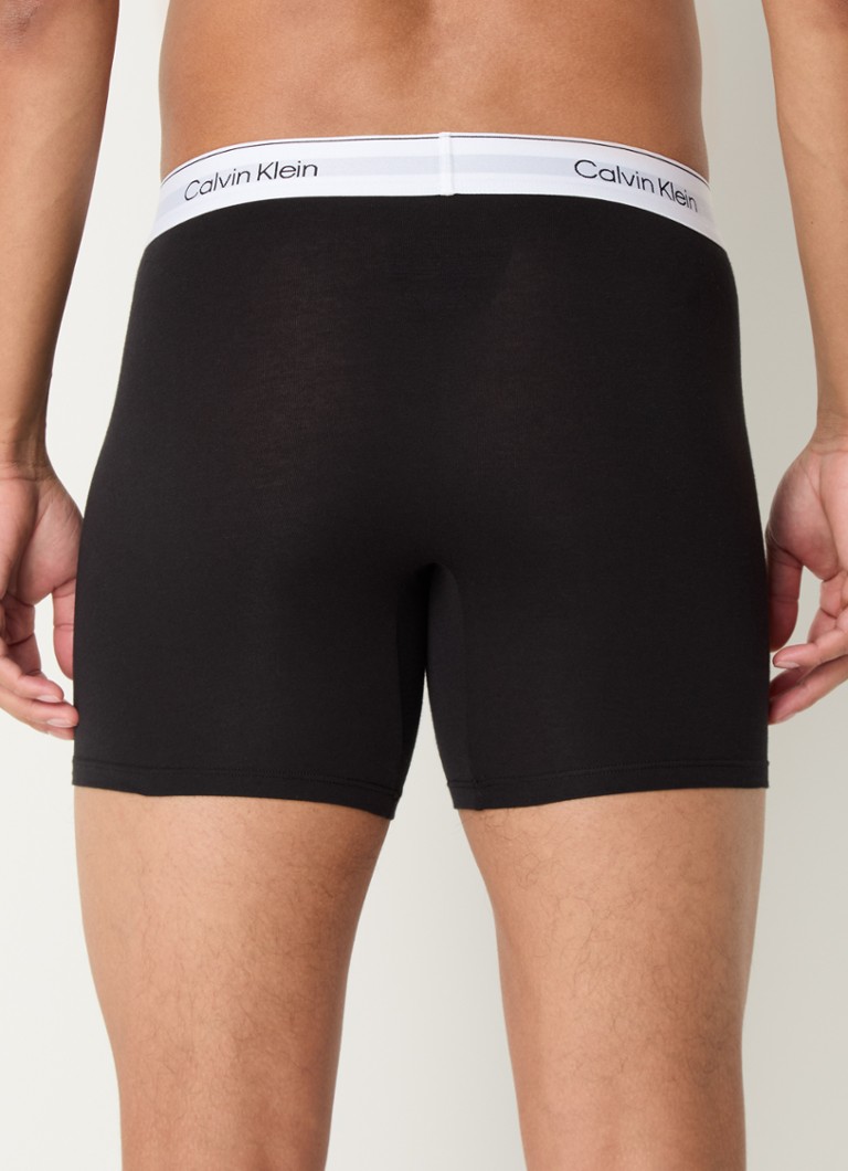 Calvin Klein Modern pamučne bokserice s logom u struku, pakiranje od 3 komada