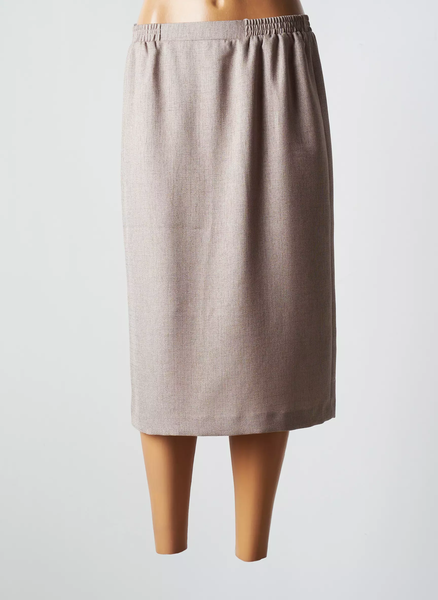 Sommermann Jupes Mi Longues Femme couleur beige