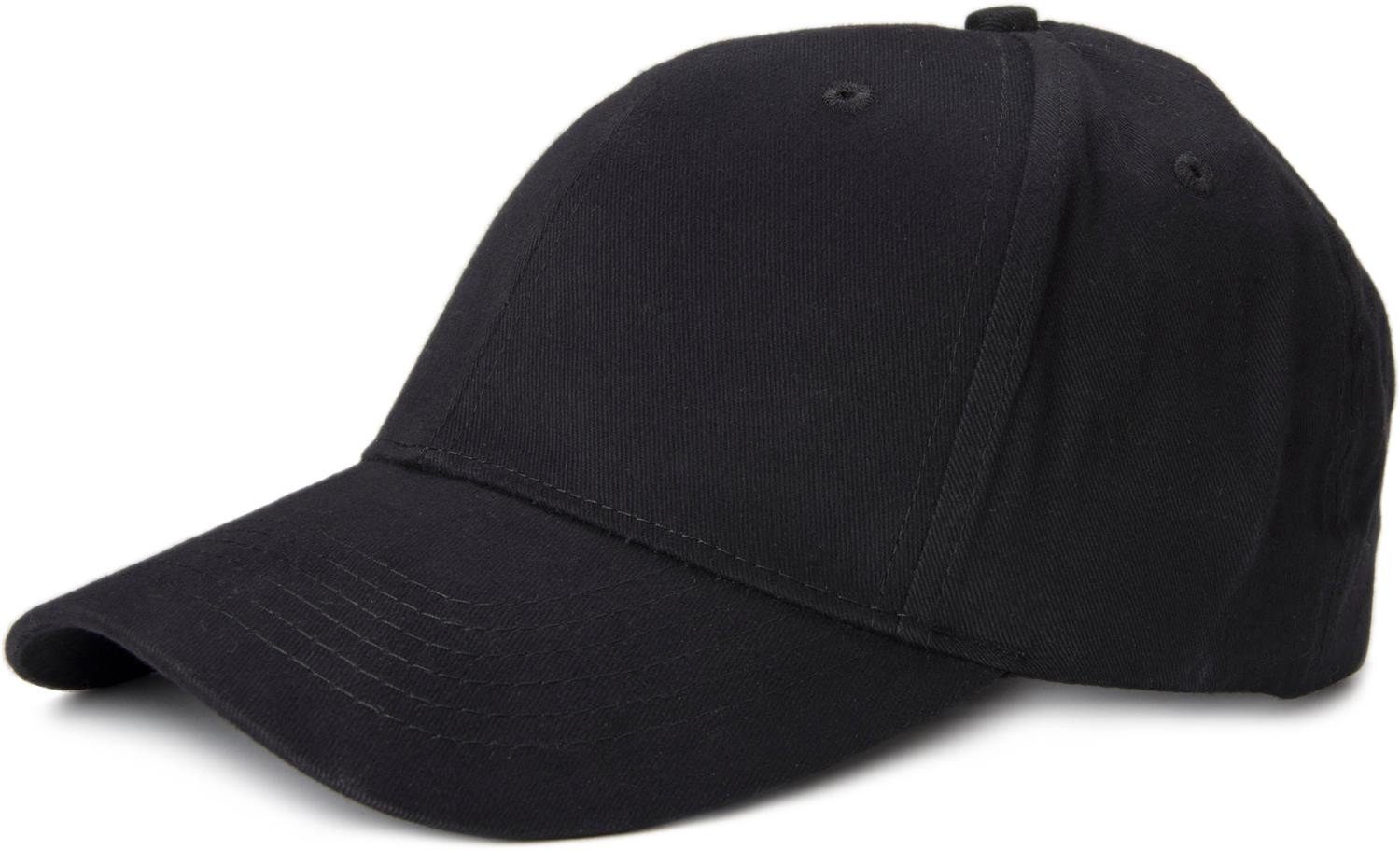 styleBREAKER Baseball Cap (1-St) 6 Panel Cap mit gebürsteter Oberfläche
