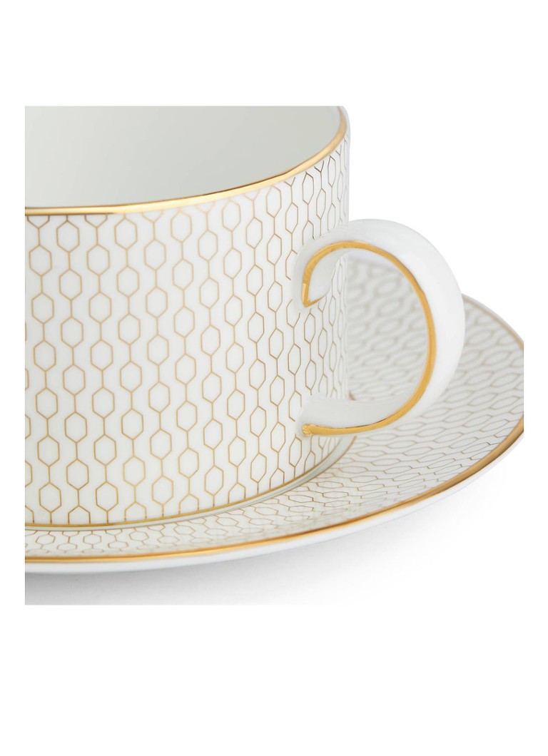Wedgwood Gio Gold krūze ar apakštasīti 18 cl