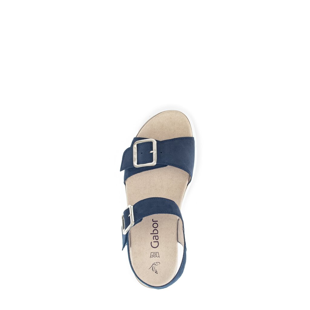 Gabor fashion Plateau Sandale blau